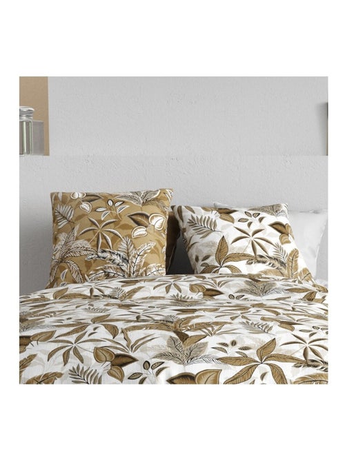Housse de couette KAHONI + 2 taies coton 57 fils - Kiabi