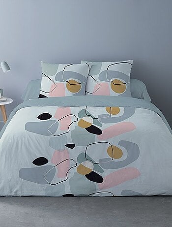 Housse de couette Kim + taie(s) coton 52 fils