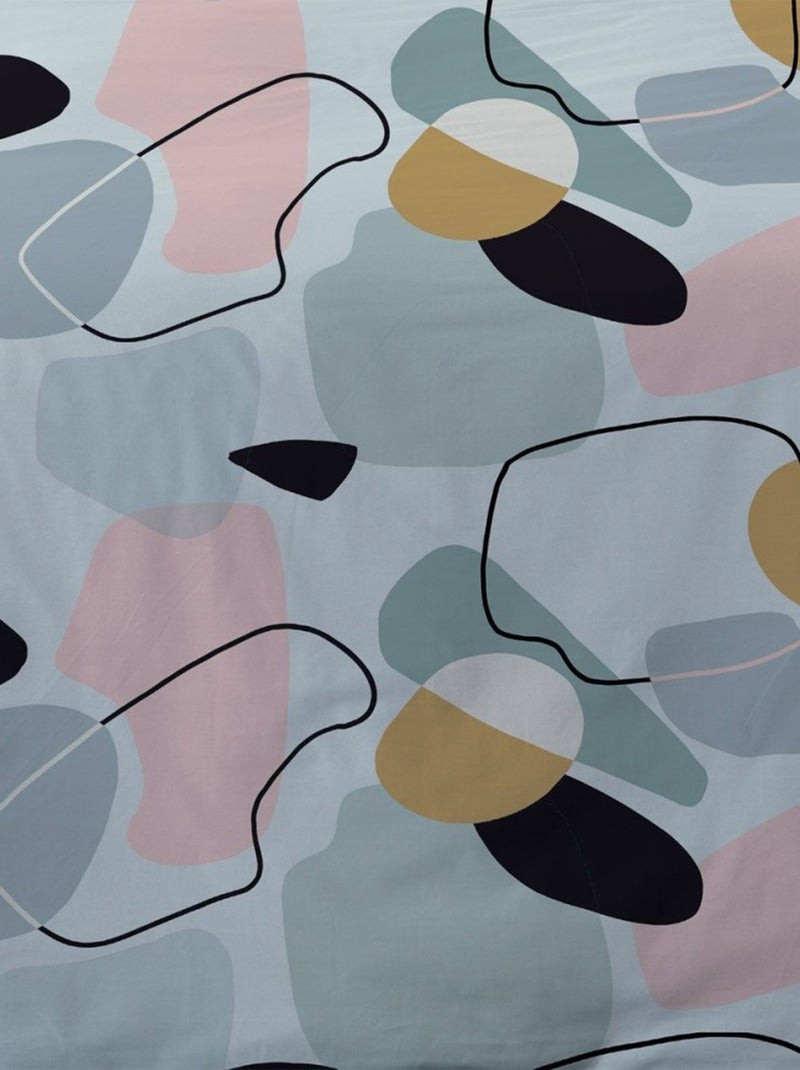 Housse de couette  Kim + taie(s) coton 52 fils Blanc - Kiabi