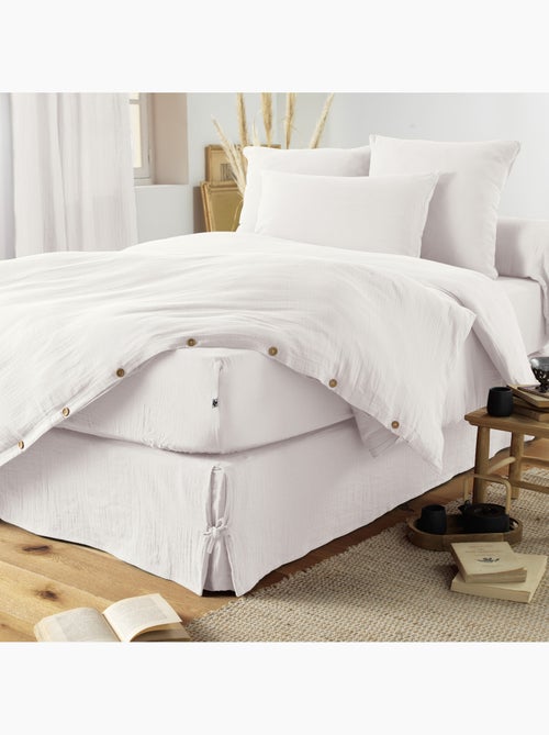 Housse de couette king size - double gaze - mila - Kiabi Housse de couette king size - double gaze - mila - Kiabi