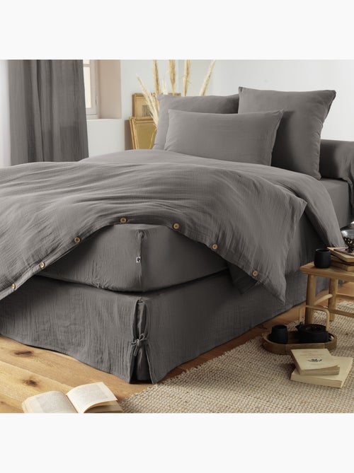 Housse de couette king size - double gaze - mila - Kiabi Housse de couette king size - double gaze - mila - Kiabi