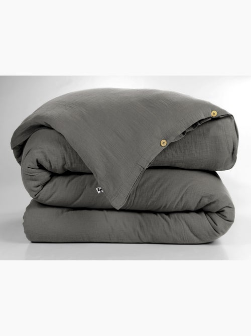 Housse de couette king size - double gaze - mila - Kiabi Housse de couette king size - double gaze - mila - Kiabi