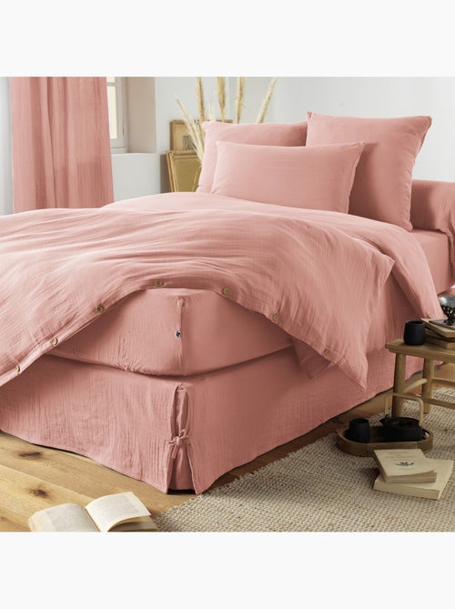 Housse de couette king size - double gaze - mila - Kiabi Housse de couette king size - double gaze - mila - Kiabi