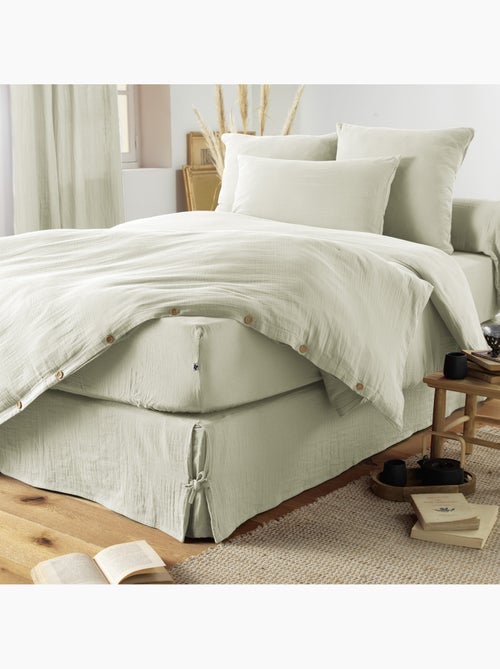 Housse de couette king size - double gaze - mila - Kiabi Housse de couette king size - double gaze - mila - Kiabi