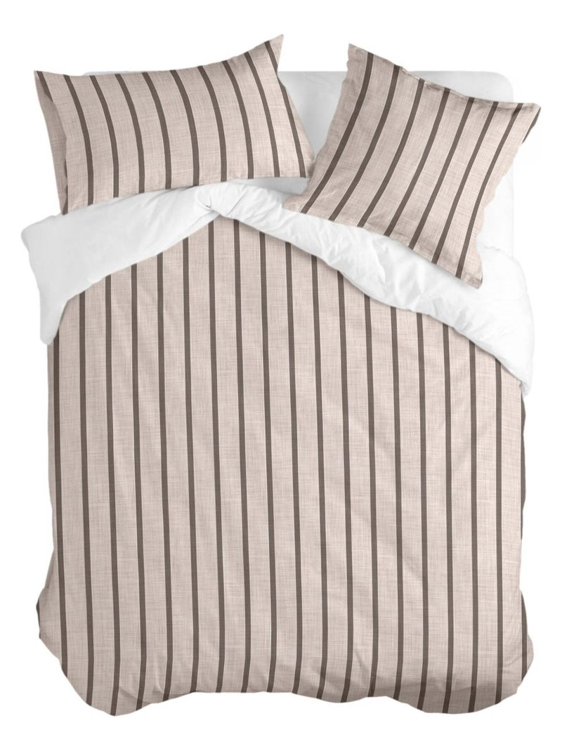 Housse de couette Laga "Happyfriday" Beige - Kiabi