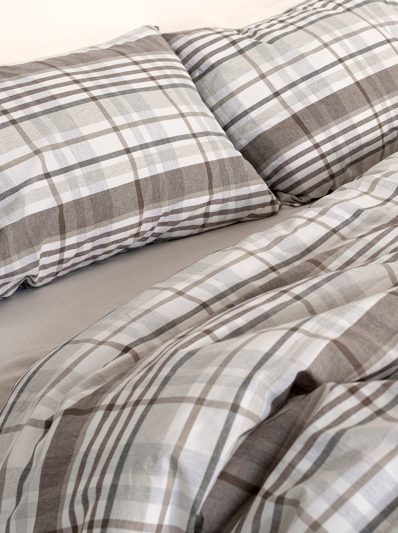 Housse de couette Laida "Happyfriday" Beige - Kiabi