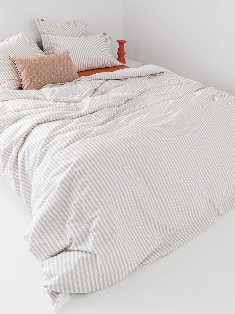Housse de couette Layering "Happyfriday" Beige - Kiabi