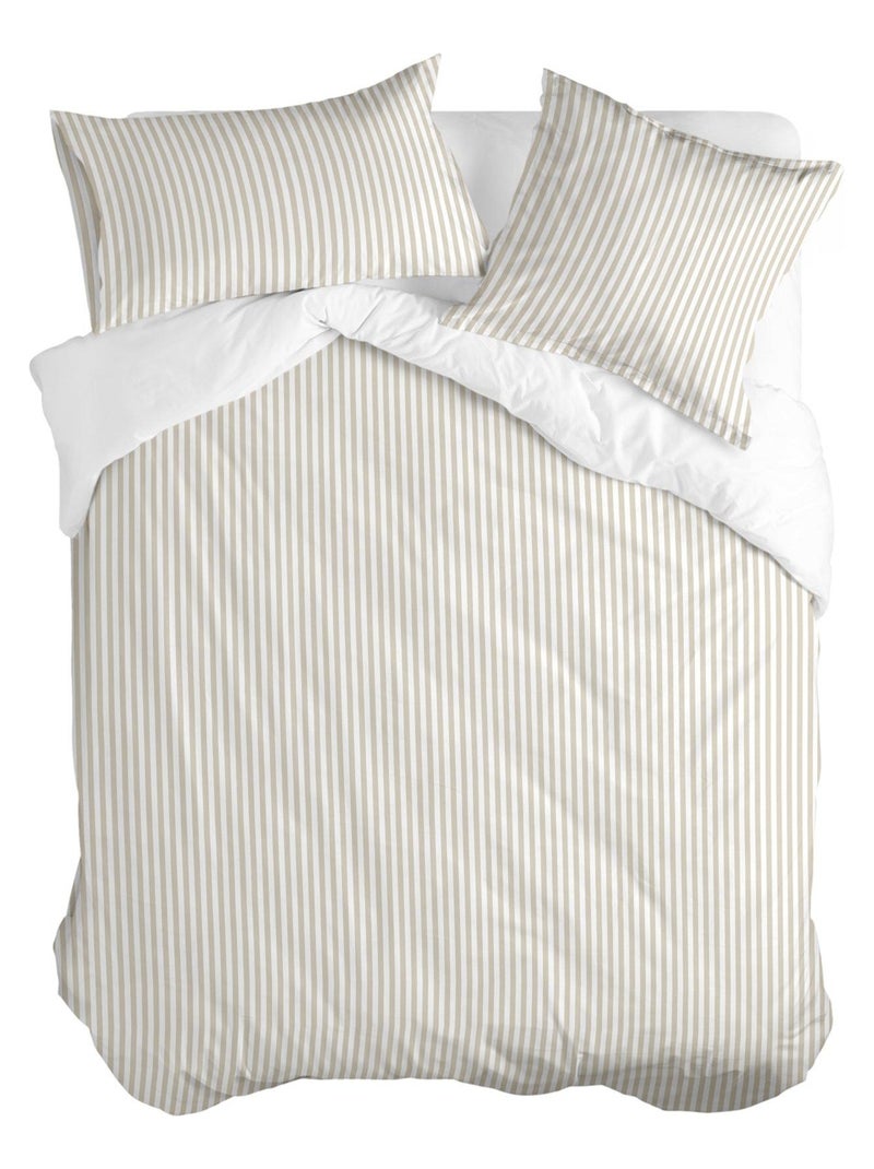 Housse de couette Layering "Happyfriday" Beige - Kiabi