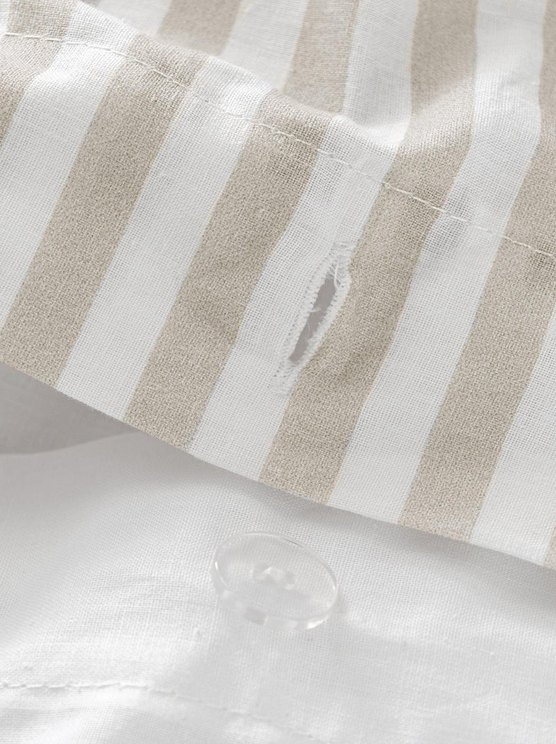 Housse de couette Layering "Happyfriday" Beige - Kiabi