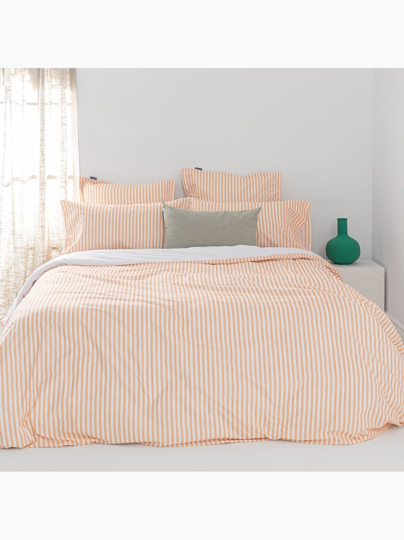 Housse de couette Layering "Happyfriday" Orange - Kiabi