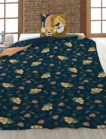 Housse de couette 'Le roi lion' 140x200 cm avec oreillers