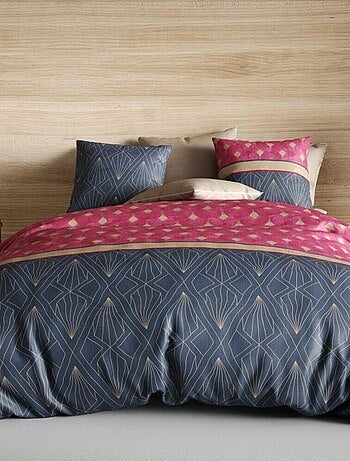 Housse de couette Lily + taie(s) 100% coton 57 fils