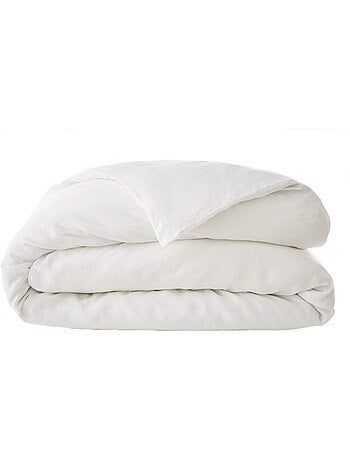 Housse de couette lin lavé