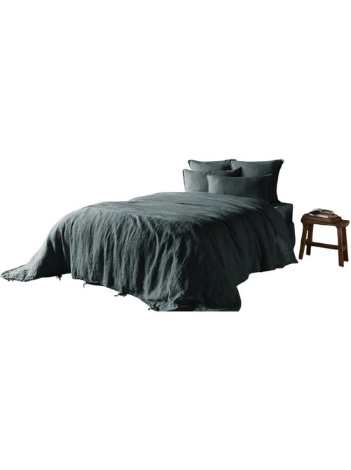 Housse de couette Lin lave Collection Soline - Kiabi Housse de couette Lin lave Collection Soline - Kiabi