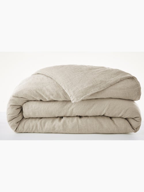 Housse de couette Lin lave Collection Soline - Kiabi Housse de couette Lin lave Collection Soline - Kiabi
