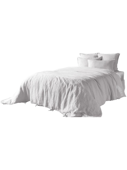 Housse de couette Lin lave Collection Soline - Kiabi Housse de couette Lin lave Collection Soline - Kiabi