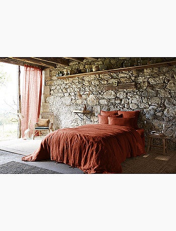 Housse de couette Lin lave Collection Soline