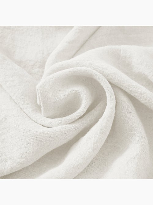 Housse de Couette – Lin Lavé Français Luxe -  Ouverture À Nouettes - Soline - Kiabi