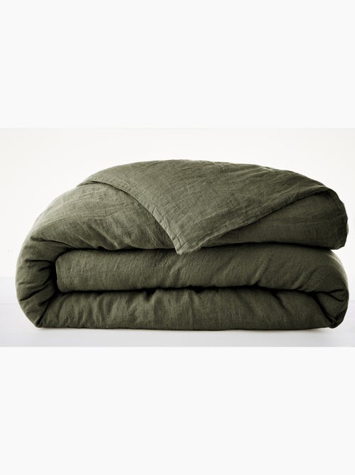 Housse de Couette – Lin Lavé Français Luxe -  Ouverture À Nouettes - Soline - Kiabi