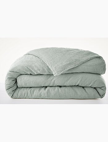 Housse de Couette – Lin Lavé Français Luxe - Ouverture À Nouettes - Soline