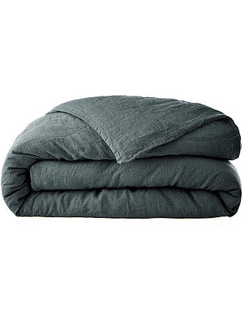 Housse de couette lin lavé