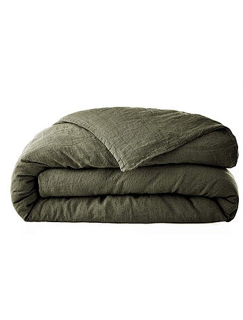 Housse de couette lin lavé