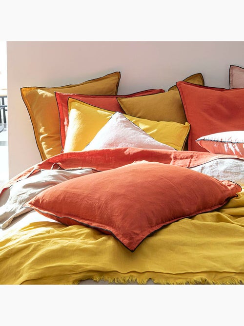 Housse de couette lin signature - Kiabi