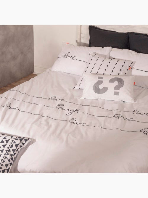 Housse de couette Live "Happyfriday" - Kiabi Housse de couette Live "Happyfriday" - Kiabi