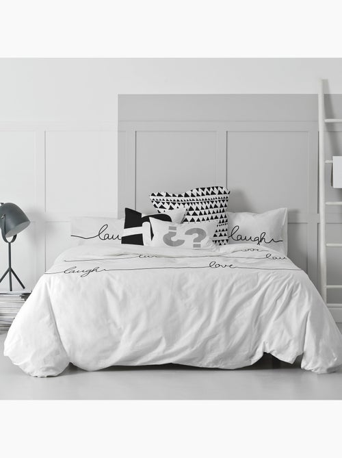 Housse de couette Live "Happyfriday" - Kiabi Housse de couette Live "Happyfriday" - Kiabi