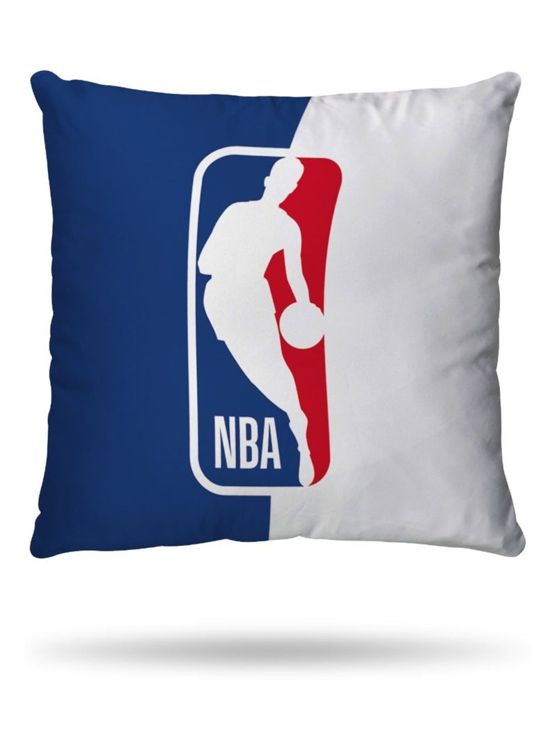 Housse de couette Logo NBA 140x200 cm - 100% Coton - Bleu Bleu - Kiabi