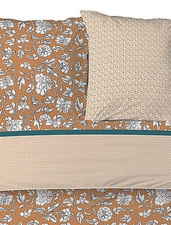 Housse de couette Loni + taie(s) coton 57 fils