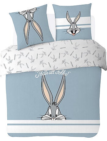 Housse de couette Looney Tunes Bugs Bunny 200x200 cm - 100% Coton