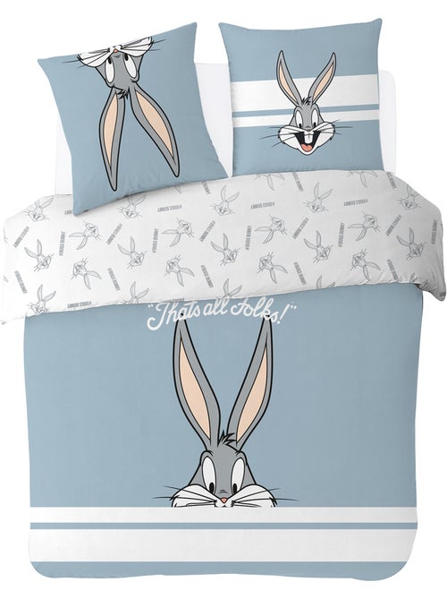 Housse de couette Looney Tunes Bugs Bunny 200x200 cm - 100% Coton - Kiabi