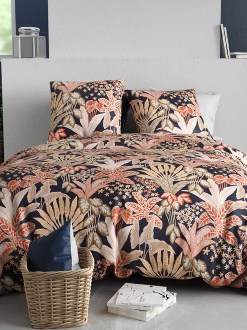Housse de couette LOUISIANE + 2 taies coton 57 fils - Kiabi Housse de couette LOUISIANE + 2 taies coton 57 fils - Kiabi