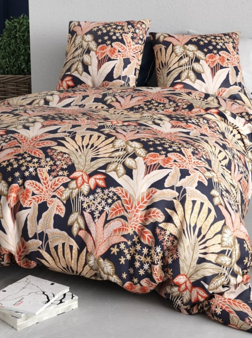 Housse de couette LOUISIANE + 2 taies coton 57 fils - Kiabi Housse de couette LOUISIANE + 2 taies coton 57 fils - Kiabi
