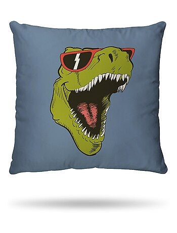 Housse de couette Lou&Loup dinosaure 140x200 cm et taie d'oreiller - 100% Coton