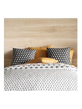 Housse de couette LOYA + 2 taies coton 57 fils