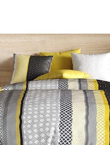 Housse de couette Lumi + taie(s) 100% coton 57 fils