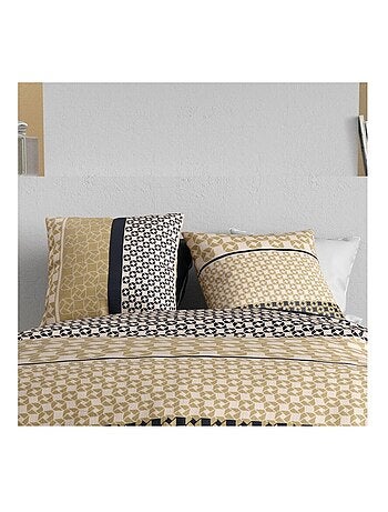 Housse de couette LUXORE + 2 taies coton 57 fils