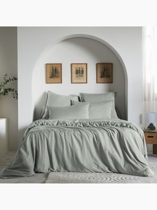 Housse de couette lyocell Lysandre - Kiabi Housse de couette lyocell Lysandre - Kiabi