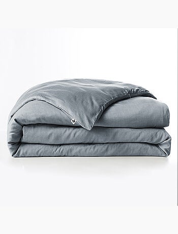 Housse de couette – Lyocell uni - Finition fermeture éclair - LYSANDRE