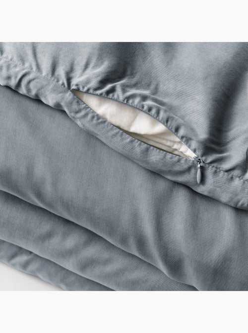 Housse de couette – Lyocell uni - Finition fermeture éclair - LYSANDRE - Kiabi Housse de couette – Lyocell uni - Finition fermeture éclair - LYSANDRE - Kiabi