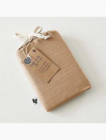 Housse de couette – Lyocell uni - Finition fermeture éclair - LYSANDRE