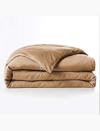 Housse de couette – Lyocell uni - Finition fermeture éclair - LYSANDRE