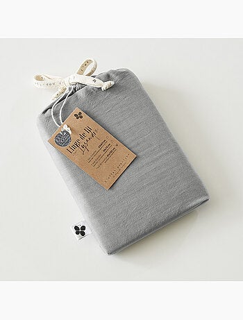 Housse de couette – Lyocell uni - Finition fermeture éclair - LYSANDRE