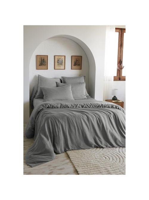 Housse de couette – Lyocell uni - Finition fermeture éclair - LYSANDRE - Kiabi Housse de couette – Lyocell uni - Finition fermeture éclair - LYSANDRE - Kiabi