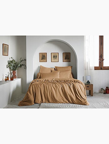 Housse de couette – Lyocell uni - Finition fermeture éclair - LYSANDRE