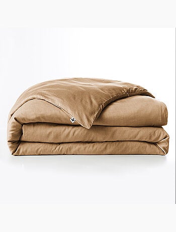 Housse de couette – Lyocell uni - Finition fermeture éclair - LYSANDRE