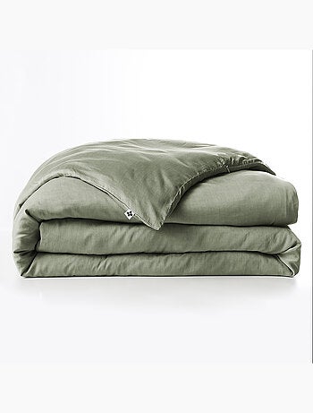 Housse de couette – Lyocell uni - Finition fermeture éclair - LYSANDRE