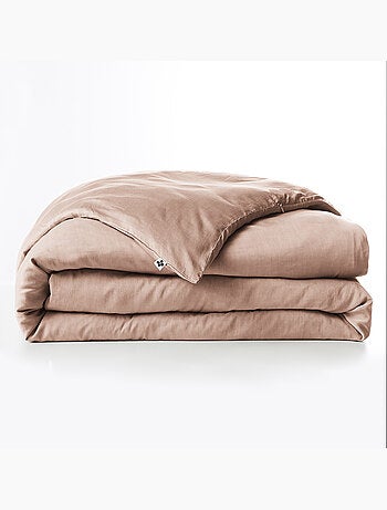 Housse de couette – Lyocell uni - Finition fermeture éclair - LYSANDRE